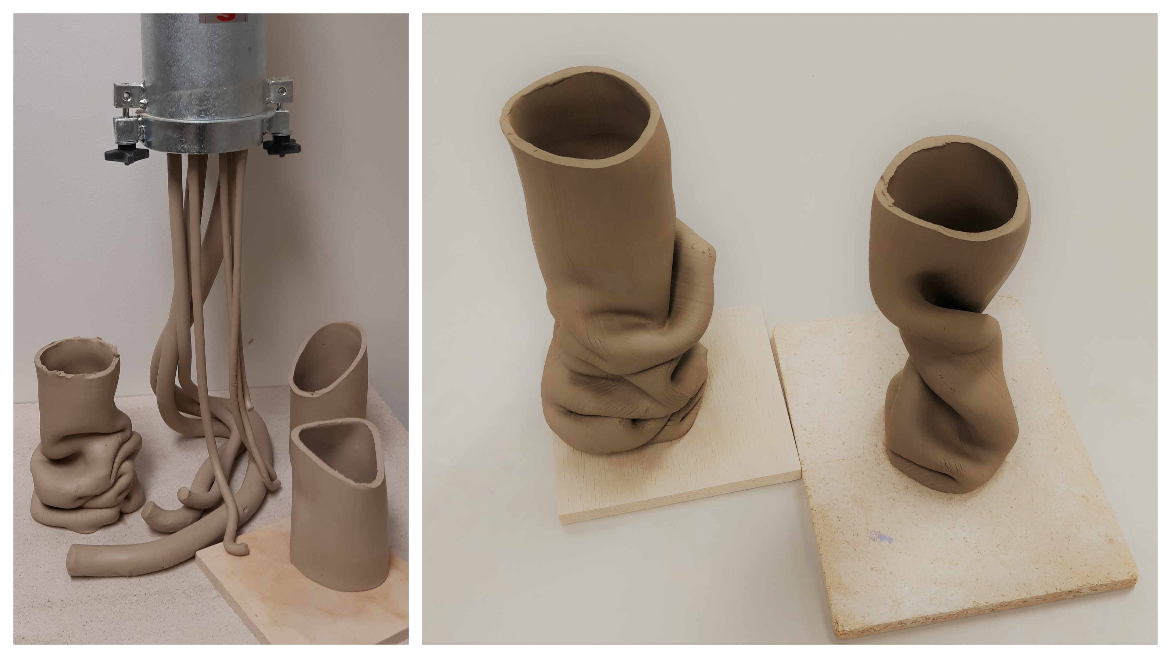 Mischievous forms – clay extruder